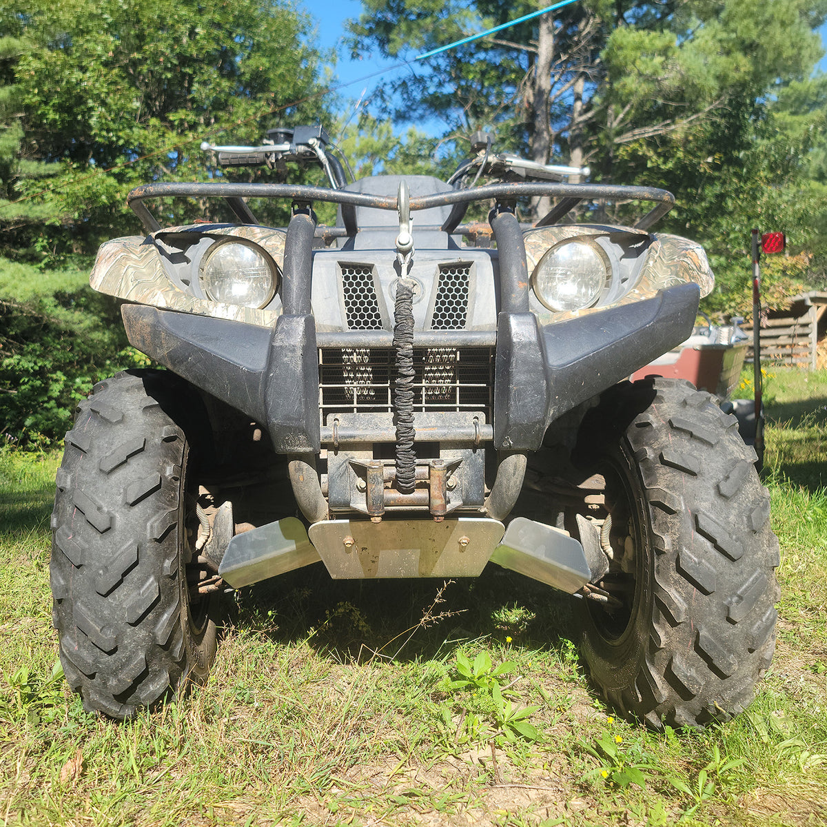 Frame Skid Plate Kit — Yamaha Kodiak 450i (2005–2014)