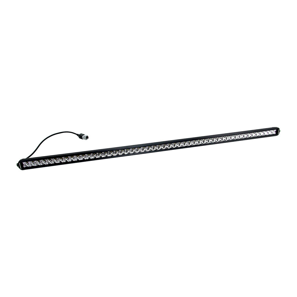 PERFEX 50-inch single row LED light bar, perfect for ATV, UTV, side-by-side, off-road, and 4x4 vehicles. Provides powerful and wide illumination for enhanced visibility and driving safety.