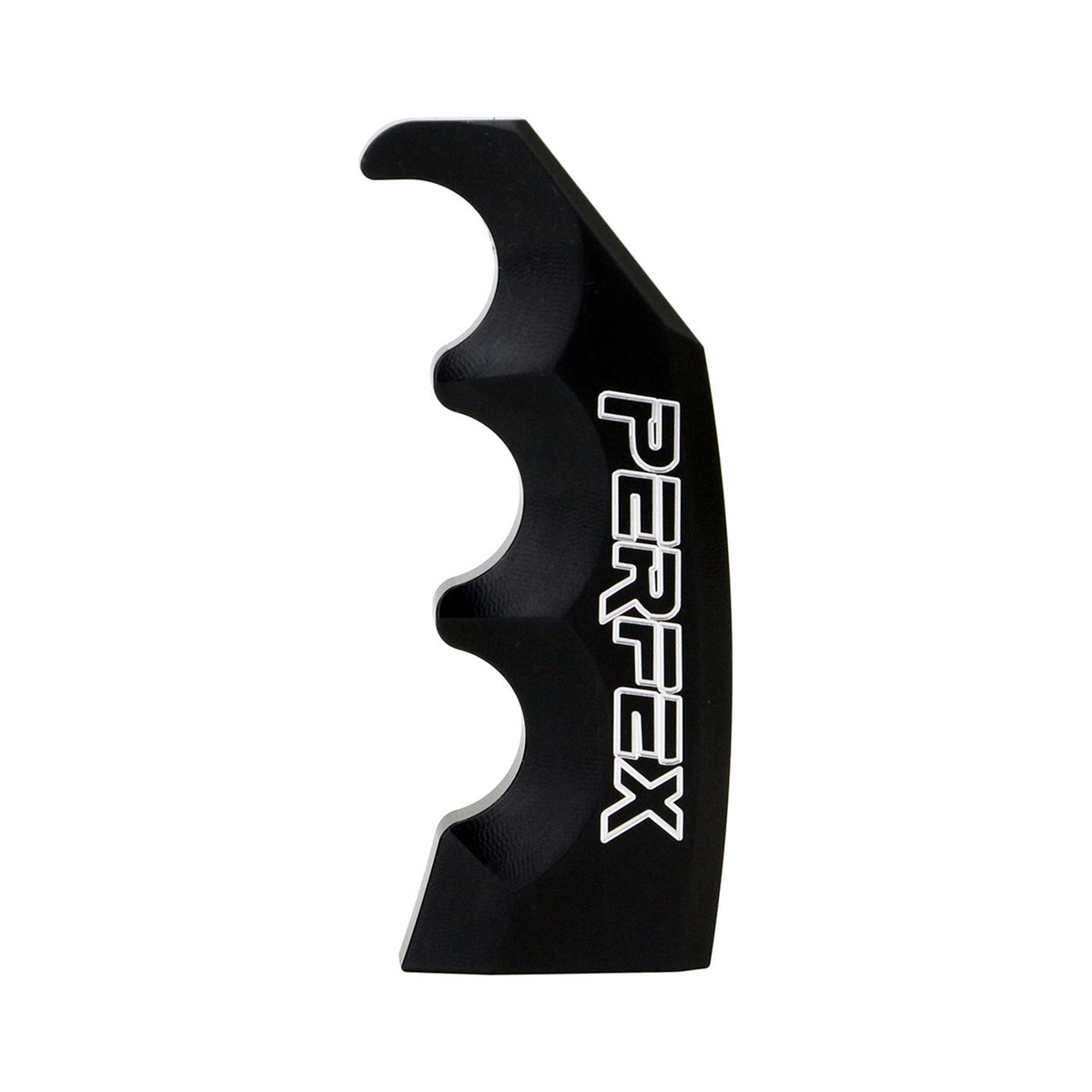 PERFEX black anodized billet aluminum ATV shift knob.