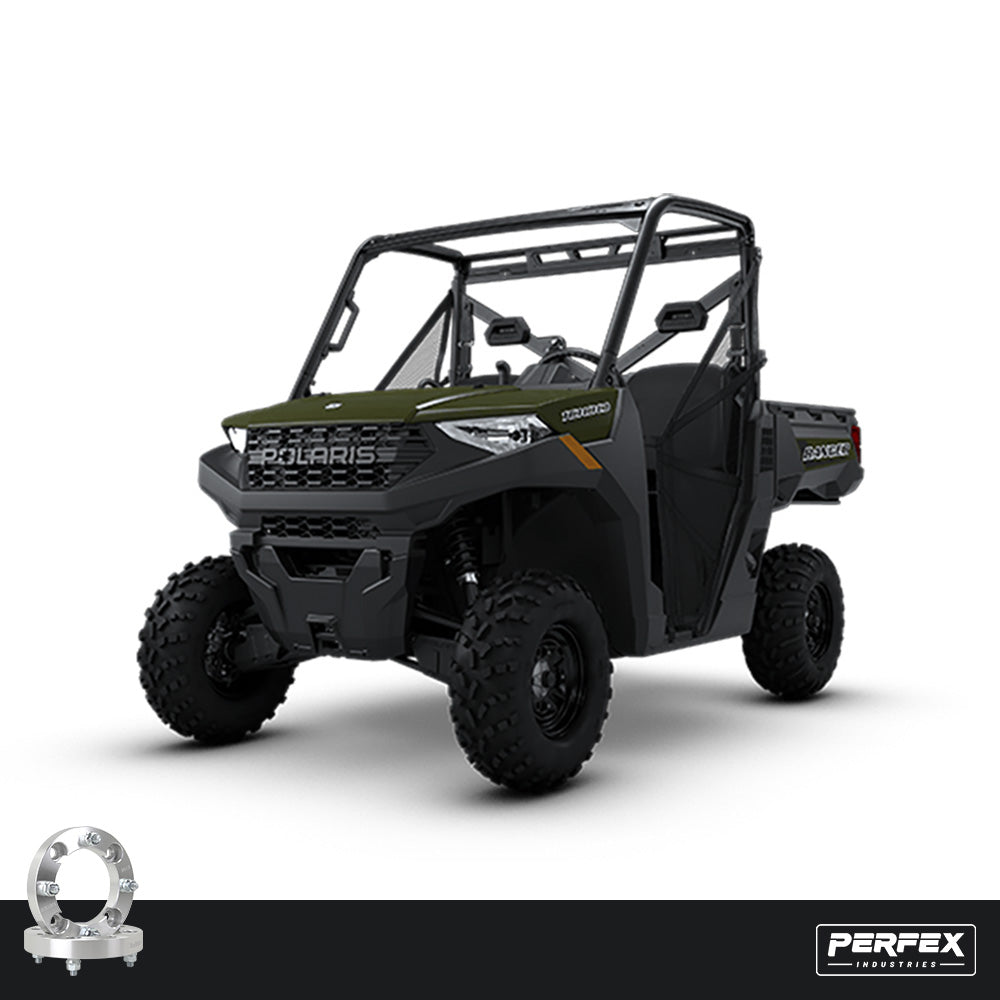 PERFEX Aluminum Wheel Spacers for Polaris Ranger 1000 UTV Models.