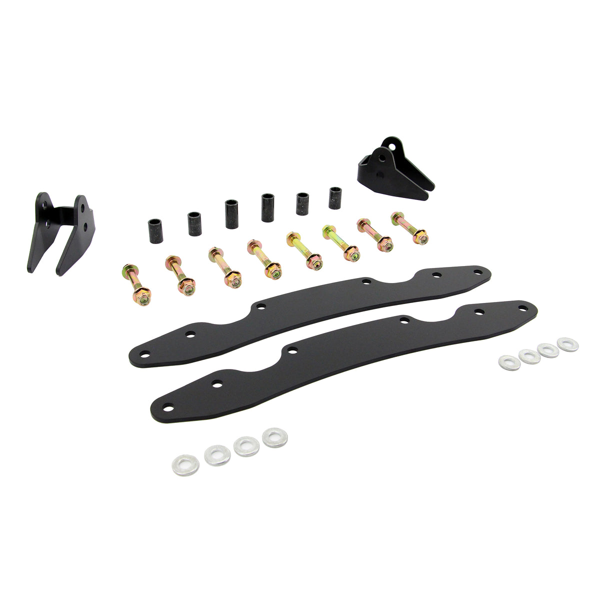 Angled view of PERFEX 2" lift kit for Polaris Sportsman 850/1000 High Lifter.