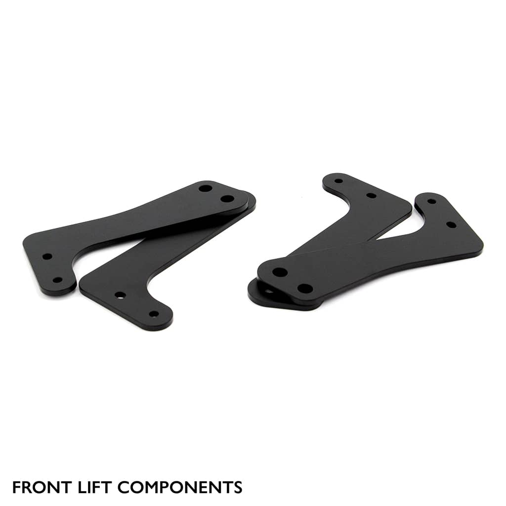 Front components of PERFEX 1.5" lift kit for Suzuki KingQuad 450/700.