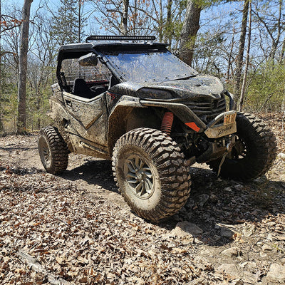 CFMOTO ZForce 950 Sport G2 with PERFEX 2" Lift Kit on off-road trail.