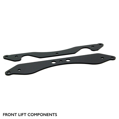 Front components of the PERFEX 2-inch lift kit for Polaris RZR Trail (2021+).