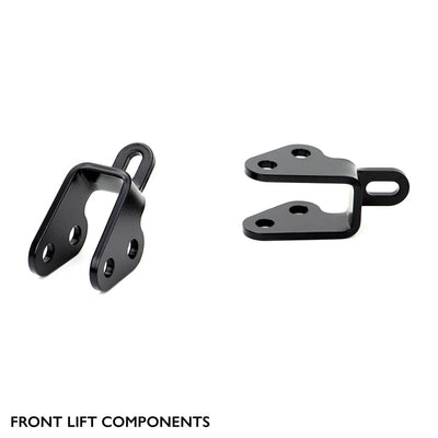 Front components of PERFEX 2" lift kit for Honda TRX 420 Rancher SRA.