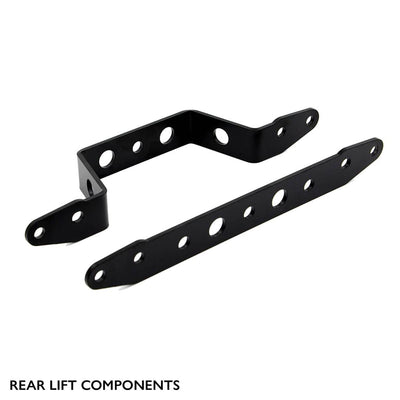 Rear components of PERFEX 2" lift kit for Suzuki KingQuad 500/750.