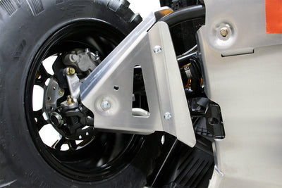 2025+ Can-Am Outlander G3 850 and 1000R, with PERFEX™ 3/16" Aluminum Right Front A-Arm Guard. Heavy-duty ATV suspension protection for off-road riding.