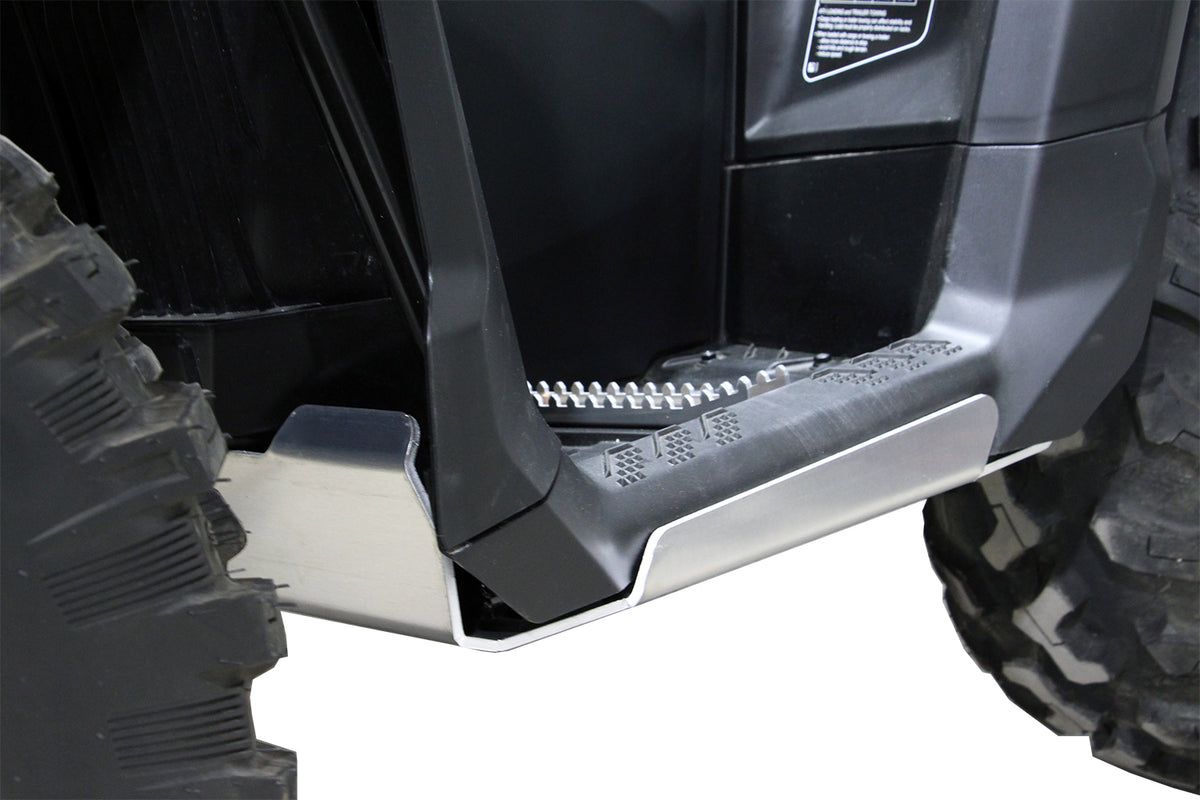 2025+ Can-Am Outlander G3 1000 XT-P with PERFEX™ 3/16" Aluminum Footwell Skid Plate. Heavy-duty ATV protection for rugged off-road terrain.