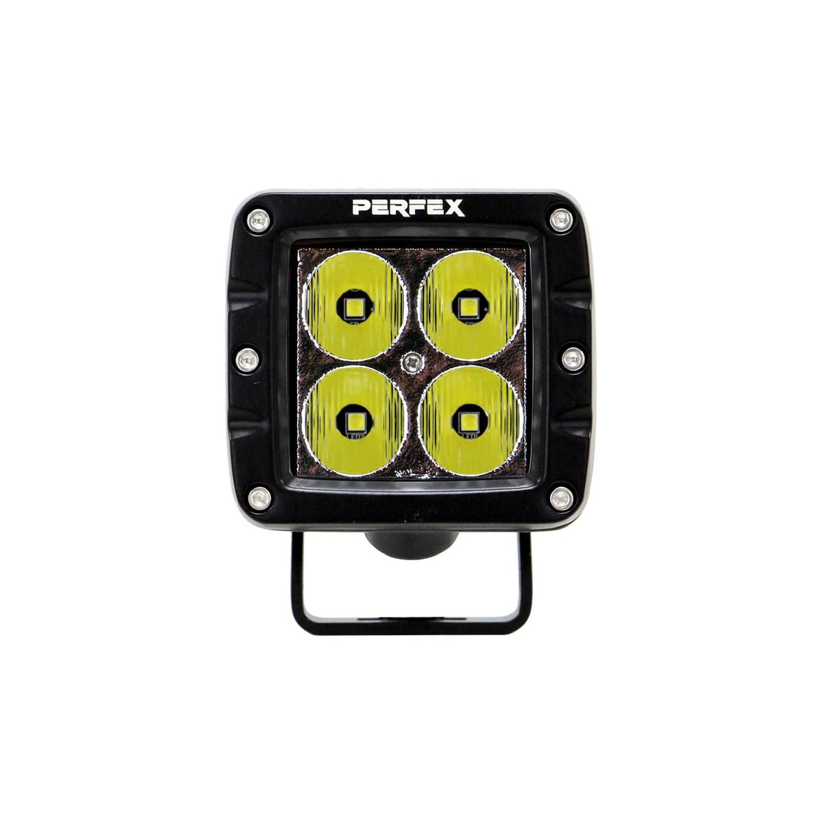 PERFEX Series POD 2-Inch LED Cube Flood Light, durable off-road lighting for ATV, UTV, and Side-by-Side vehicles, weatherproof design with focused spot beam for high-performance visibility.
