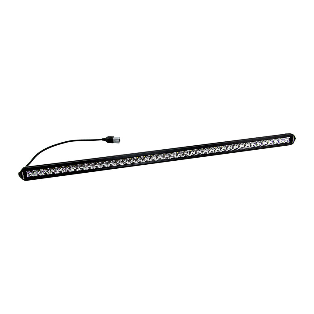 PERFEX 40-inch single row LED light bar, ideal for ATV, UTV, side-by-side, off-road, and 4x4 vehicles. Provides extensive and powerful illumination for superior visibility in various conditions.
