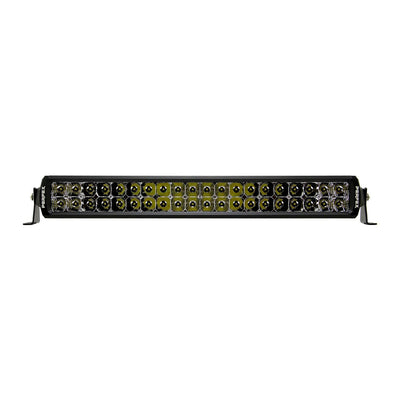 PERFEX 20-inch dual row LED light bar, ideal for ATV, UTV, side-by-side, off-road, and 4x4 vehicles. Offers powerful, wide illumination with dual rows for enhanced visibility and performance.