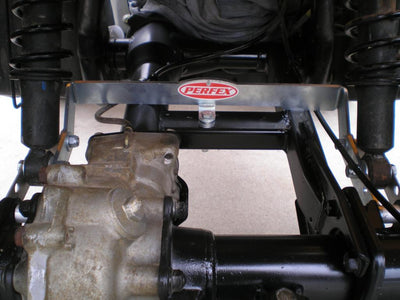 PERFEX rear suspension long travel kit crafted from heavy-duty stainless steel, displayed against a white background, compatible with Honda Foreman 400, 450, 500, and Rubicon 500.