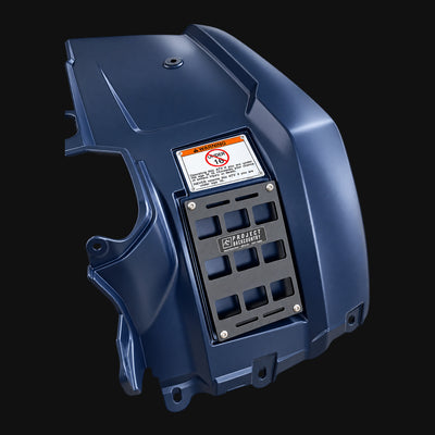 Project Backcountry Modular FenderLink MOLLE Panel installed on the right front fender of a Honda Rubicon 500/520 ATV.