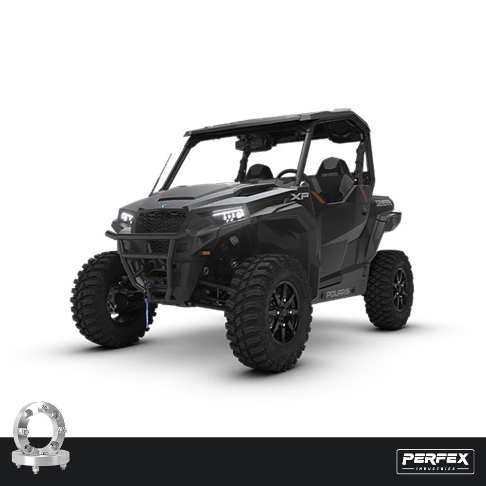 PERFEX Aluminum Wheel Spacers for Polaris General XP 1000 UTV Models.