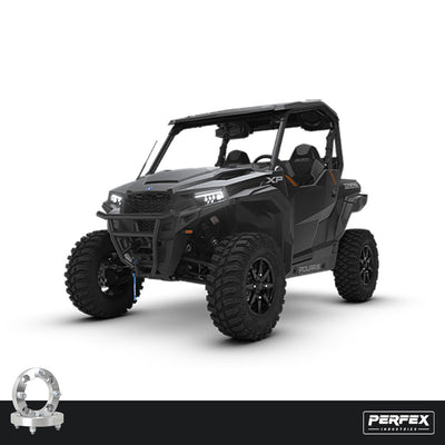 PERFEX Aluminum Wheel Spacers for Polaris General XP 1000 UTV Models.