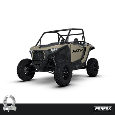 PERFEX Aluminum Wheel Spacers for Polaris RZR XP 1000 UTV Models.