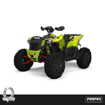 PERFEX Aluminum Wheel Spacers for Polaris Scrambler 850 and XP 1000 ATV Models.