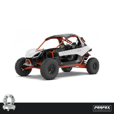 PERFEX™ aluminum wheel spacers for Segway Villain SX10. High-quality 6061-T6 aluminum with 4x110 bolt pattern, M12-1.25 studs and customizable thickness options.