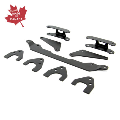 Canadian-made PERFEX 2" lift kit brackets for Can-Am Renegade 500-1000R.