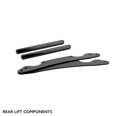 Rear components of PERFEX 2" lift kit for Polaris Scrambler XP 850/1000.