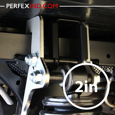 Yamaha Wolverine X2/X4 850 before and after PERFEX 2" lift kit installation.