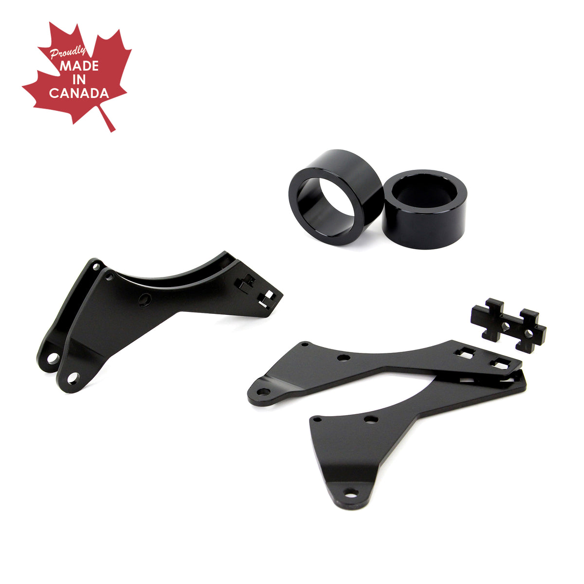 Canadian-made PERFEX 3" lift kit brackets for Can-Am Maverick 1000 Turbo.