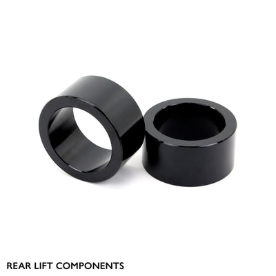 Rear components of PERFEX 3" lift kit for Can-Am Maverick 1000 Turbo.