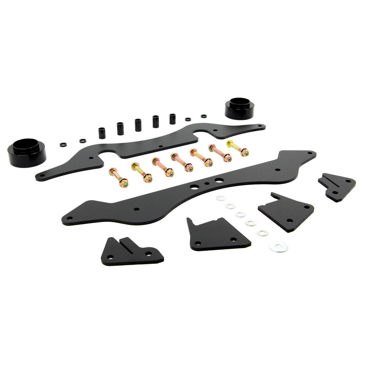 Angled view of PERFEX 3" lift kit for Polaris General 1000 Deluxe & 4-Seat.