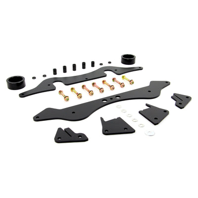 Angled view of PERFEX 3" lift kit for Polaris General 1000.