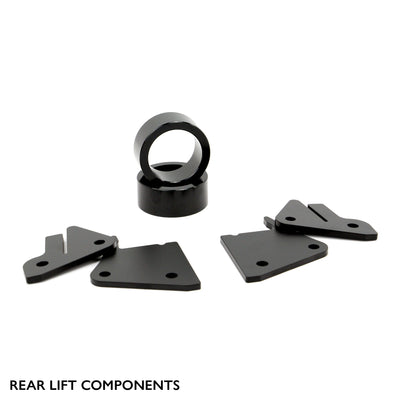 Rear components of PERFEX 3" lift kit for Polaris General 1000.